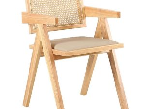 Καρέκλα Samurai 03-1083 50x50x80cm Natural-Beige
