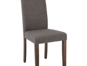 Καρέκλα Optimal Green Walnut Ε801,2 Grey Σετ 2τμχ