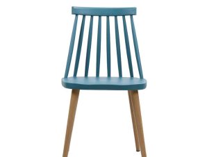 Καρέκλα Lavida Blue ΕΜ139,5 43X48X77 cm Σετ 4τμχ
