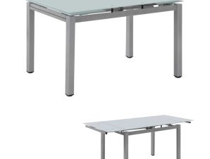 Τραπέζι Blossom EM981,1 110+(30+30)X70x76 cm