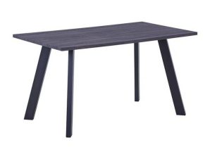 Τραπέζι Baxter ΕΜ817,2 140x80x75cm Grey Walnut-Black