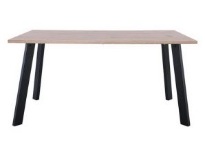 Τραπέζι Baxter ΕΜ828 160x90x75cm Black Sonoma