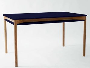 Τραπέζι Επεκτεινόμενο Με Ραφάκι Zeen ZEENEXTBE15 140x90x75/200x90x75cm Navy Blue