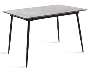 Τραπέζι Shazam pakoworld MDF επεκτεινόμενο χρώμα γκρι cement 120-160x80x76εκ – PAKO WORLD – 096-000002
